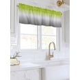 thumbnail image 3 of Valances for Windows Abstract Rod Pocket Cafe Window Treatments Valance Curtains for Kitchen Bathroom Laundry Basement Windows 42"x18", 3 of 9