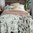 thumbnail image 2 of Vintage Cactus Ruffle Quilt Set King, 2 of 4