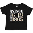 thumbnail image 3 of Inktastic Juneteenth Since 6-19-1865 Boys or Girls Baby T-Shirt, 3 of 5