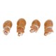 thumbnail image 3 of Botas Para Perros Pequeños, 4 Uds., Suaves Y Ajustables, Botines De Nieve Para Invierno, Para Uso En Interiores O Exteriores, 3 of 7