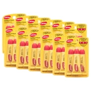 Carmex Medicated Classic Lip Balm Tubes, .35 oz, 3 Count (Pack of 12)