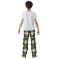 thumbnail image 5 of FORMRS Kids Pajama Pants with Pockets Size 6-8Y Boys Lounge Sleep Bottoms, Pink Geometric Flowers, 5 of 8