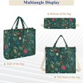 thumbnail image 6 of FORMRS Womens Corduroy Tote Bag Crossbody Shoulder Purse Handbag with Detachable Strap, Green Christmas Forest, 6 of 7