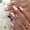 HF01, variant on Buy 2 Get 1 Free Chrome Aurora French Tip Press On Nails, Almond Shape Nude White Edge False Nail Kit, 24Pcs Reusable Glue On Nails with Jelly Adhesive Tabs & Nail File for Daily Salon Manicure