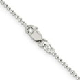 thumbnail image 3 of Sterling Silver 1.5mm Beaded Chain (24 X 1.5) Made In India qk81-24, 3 of 5