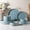 Blue, variant on Ceramic Dinnerware Set for 4 | Speckled Stoneware Plates and Bowls with unglazed terracotta | Scratch Resistant, Dishwasher & Microwave Safe Dishes Sets- 12-Pcs Blue