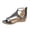 Grey, variant on Wedges Sandals for Women Comfortable Trendy Lightweight on Low Heels Womens House Slippers Ankle Buckle Studded Fashion Sandals for Summer