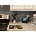 thumbnail image 2 of French Bulldog and Santa Claus Glass Cutting Board 12 in x 15 in, 2 of 5