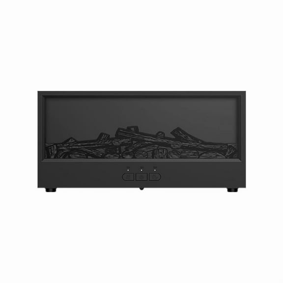 Prndkhn Fireplace Humidifier Diffuser, 7 Colors Flame Diffuser for Essential Oils, Fire Aroma Diffuser with Remote, Humidifiers Aromatherapy Diffuser for Home, Bedroom, Office,Yoga