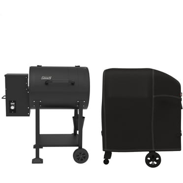 Coleman Cookout 700 Grilling Kit with Hardwood Pellet Grill and Heavy-Duty Cover