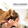 thumbnail image 6 of MERRYHAPY 2-Pack Golden Rhinestone Hair Combs Alloy Hair Accessories for Women and Girls, 6 of 8