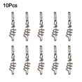 thumbnail image 4 of Splihome 10Pcs Fishing Corkscrew Heavy Duty Round Swivel Snaps Saltwater Lure Connector 4MM, 4 of 7