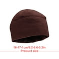 thumbnail image 2 of Cooling Skull Caps Climbing Assorted Colors Fashion Long-time Service Fleece Hat Cycling Accessories Winter Breathable Beanie Coffee, 2 of 6
