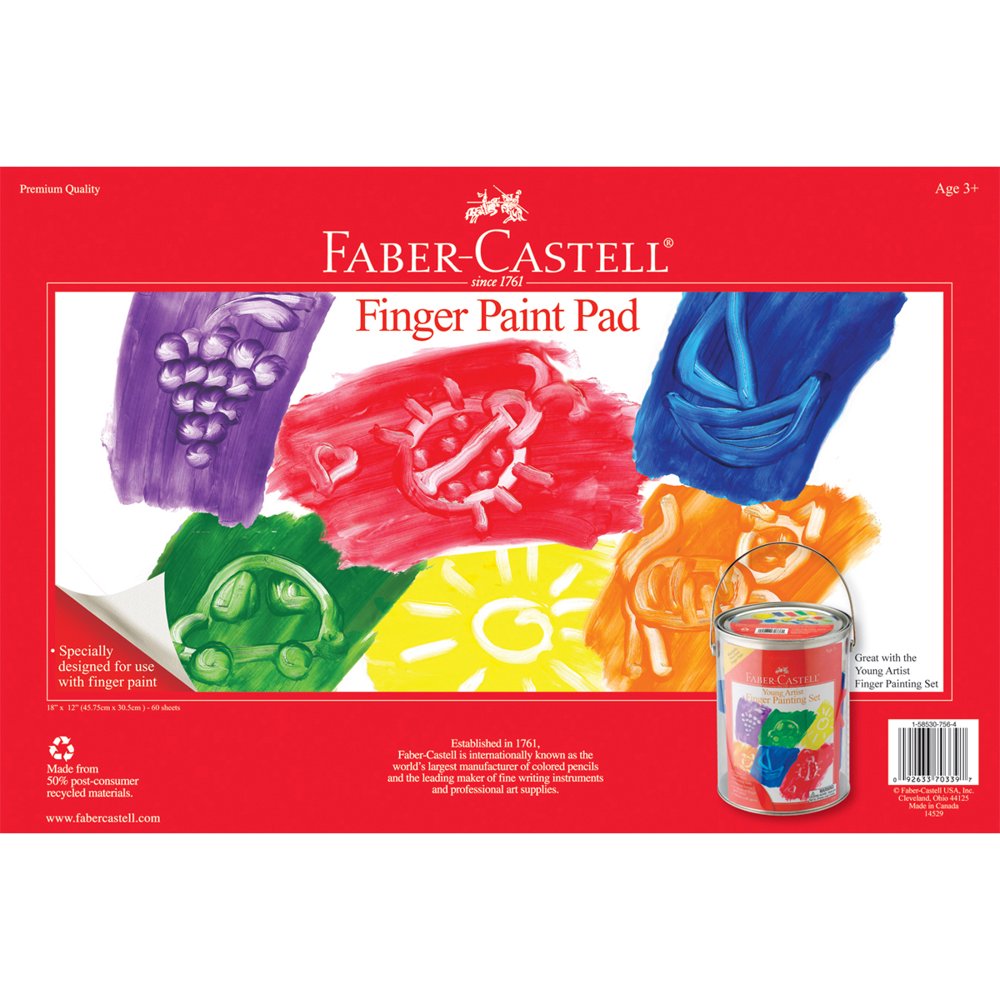 Finger Paint Pad 12 Inch X 18 Inch60 sheets