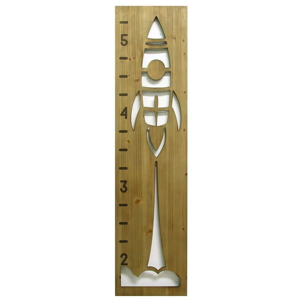 Rocket Ship Growth Chart Wall Decor Rocket Ship Growth Chart Wall Decor