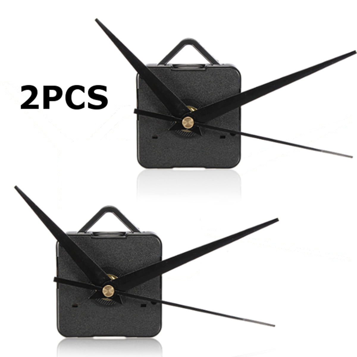 Clock Quartz Movement Mechanism Replacement Parts Black & Red DIY Kit Repair USA 