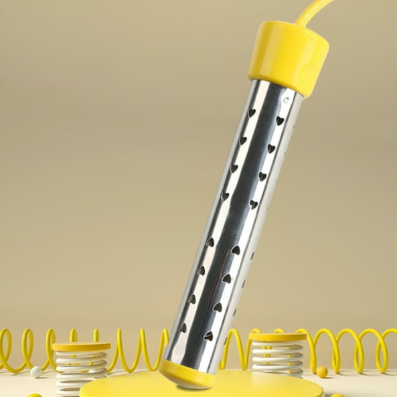 HIBIBUD Portable Water Heater for Shower and Pool with Stainless Steel and PVC Material 1500 Watt