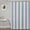 Stripe Blue, variant on Blue White Vertical Stripe Shower Curtain 72 Inches Long Waffle Weave Water Resistant Fabric White Shower Curtain Button Holes 72" Wx72 L,No Hook