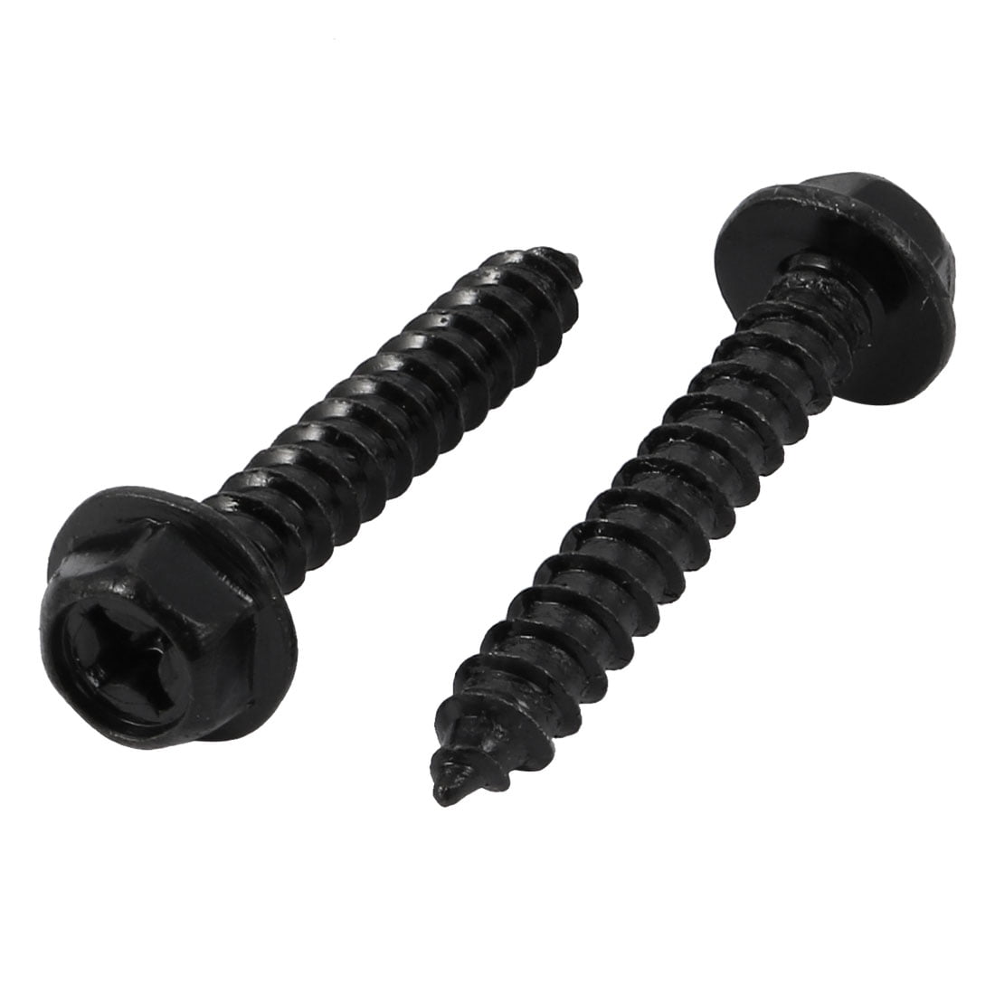 M6x40mm Iron Zinc Plated SelfTapping Hex Flange Phillips Drive Blot