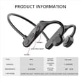 thumbnail image 4 of 3X Auriculares de Conducción Ósea Auriculares con Cancelación de Ruido Micrófono Incorporado Auriculares Resistentes Al Sudor para Entrenamientos Deportivos, 4 of 5