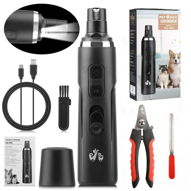 ZALALOVA Dog Nail Grinder, Dog Nail Trimmers and Clippers Kit, Super