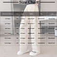 thumbnail image 7 of Jalioing Kids Girls Wide Leg Lounge Trousers Summer Elastic Waist Palazzo Pants Teens Outdoor Casual Long Pants, 7 of 7