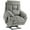 Gray - Knitted Plush - Lay Flat 180-Degree, variant on JUUXO Oversized Lift Recliner Chair, 26-inch Extra Wide Seat Big Man Recliner, Large Power Lift Chair with Heated Massage & Hidden Cup Holder