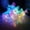 White A, variant on Gecau Outdoor Solar String Lights, Multi-Color Solar Powered Lights With 8 Non-Toxic es Christmas Wedding White Home Gadgets