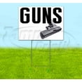 thumbnail image 1 of Guns (18" x 24") Yard Sign, Includes Metal Step Stake, 1 of 6