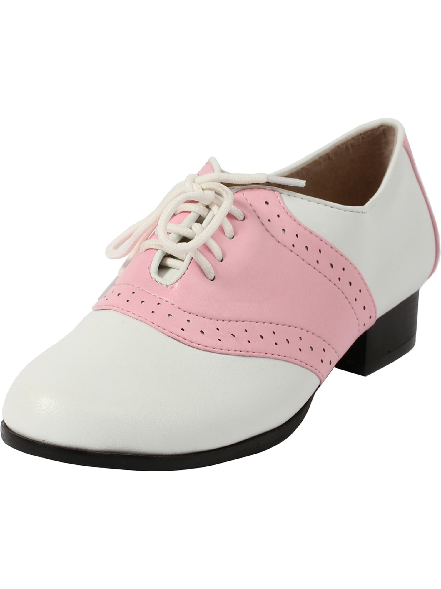 Women's Oxford Saddle Shoes Lace Up 