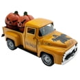 thumbnail image 2 of MInHoues Halloween Orange Vintage Metal Truck with 3 Mini Pumpkin Figurines Ornament，4.9"Farmhouse Halloween Centerpieces for Table Home Mantel Pumpkin Tiered Tray Decor Party Gift, 2 of 9
