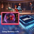 thumbnail image 6 of BESTSKI Android 12 Kids Tablet, 10-Inch IPS Screen, 5000mAh Battery, 2GB+32GB, Quad-Core, Bluetooth Wi-Fi, Pink, 6 of 7