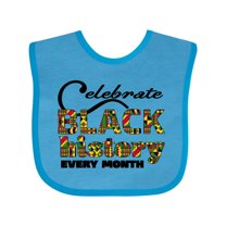 Inktastic Celebrate Black History Every Month Boys or Girls Baby Bib