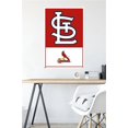 thumbnail image 4 of MLB St. Louis Cardinals - Logo 22 Wall Poster, 22.375" x 34", 4 of 4