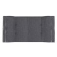 thumbnail image 2 of Modern Fabric and Solid Wood Bench - Grey and Black, 2 of 7