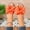 Orange, variant on KIJBLAE Women's Bow Decorated Open Toe Flip Flops, Lightweight Flat Comfort Casual Beach Vacation Summer Slides Pink 36