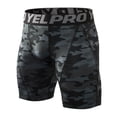thumbnail image 2 of Gyexs Mens Compression Shorts Quick Drying Athletic Stretch Base Layer Shorts Workout Shorts for Running Gym Training Z01 Camouflage, Size XL, 2 of 3