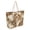 Brown, variant on DII Palm Print Beach Bag 15x20x5.5", Cotton Rope Handles, Shoulder Beach Travel Tote Bag-Brown