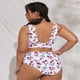 thumbnail image 2 of Trajes de baño de una pieza de talla grande para mujer Trajes de baño para mujer Traje de baño sexy con escote halter con cordones Traje de baño XL-4XL Zhivalor CZMR-ZC337-4, 2 of 5
