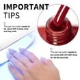 thumbnail image 4 of Esmalte de uñas en gel CANNI Red High Gloss Soak Off UV 15 ml, 4 of 6
