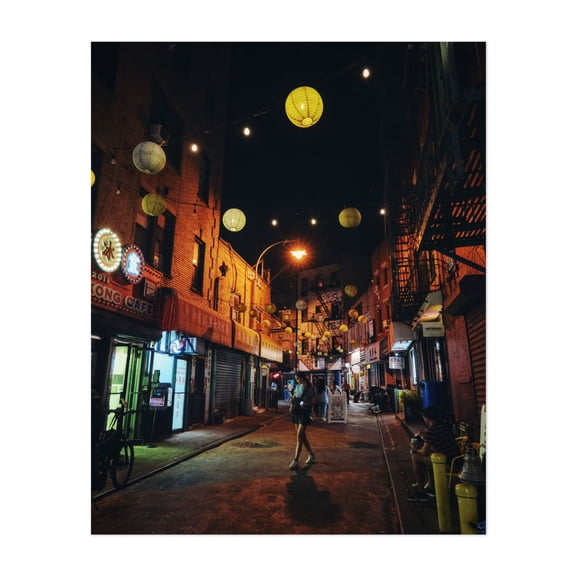 Doyers Street 01 - Manhattan New York Photography Unframed Wall Art Print 8 x 10 inches