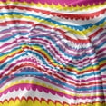 thumbnail image 5 of Ambesonne Abstract Valance Pack of 2, Modern Horizontal Line Art, 42"X12", Multicolor, 5 of 5