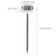 thumbnail image 2 of Ruiboury 2 Pieces Digital Soil Hygrometer Soil Temperature Humidity Tester Moisture Meter Temperature Humidity Tester with Probe for Gardening Farming, 2 of 9