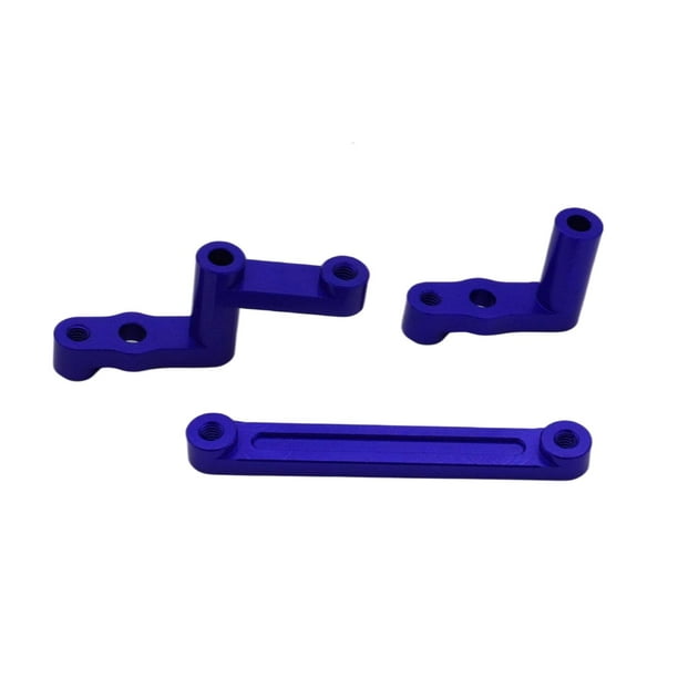 de oscilante de aleación de aluminio, repuesto de accesorios para 16889 S1601 S1602, accesorios, reemplazo de maletero RC Azul oscuro CUTICAT Enlace de dirección RC