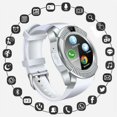 thumbnail image 2 of Wireless Smart Watch Phone V8 Touch Bluetooth Wrist Watch for Android iOS, White, 2 of 3