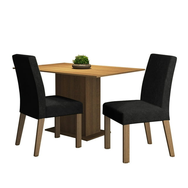 Juego de Comedor Mesa y 2 Sillas Madesa Oxford Manu MN