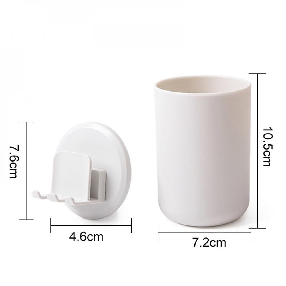 Hazel Tech WallMounted Toothbrush Holders With Gargle Cup Bathroom