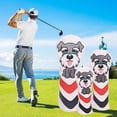 thumbnail image 3 of 2x Cute Dog Pattern PU Leather Golf Kopfbedeckung 1, 3, 5, UT drivers ; wood top Covers, Embroidery Club Covers, se la la adaptaciónción a la mayoría Zulema Funda para palos de golf, 3 of 6