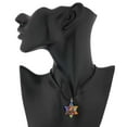 thumbnail image 2 of GlassOfVenice Murano Glass Millefiori Star Of David Pendant - Multicolor, 2 of 7