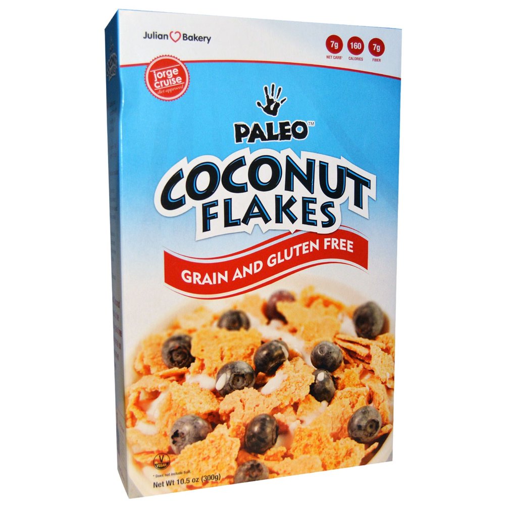 Julian Bakery Paleo Cereal Coconut Flakes, 10.5 Oz